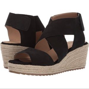 Naturalizer SOUL black wedge sandal 8.5 women’s